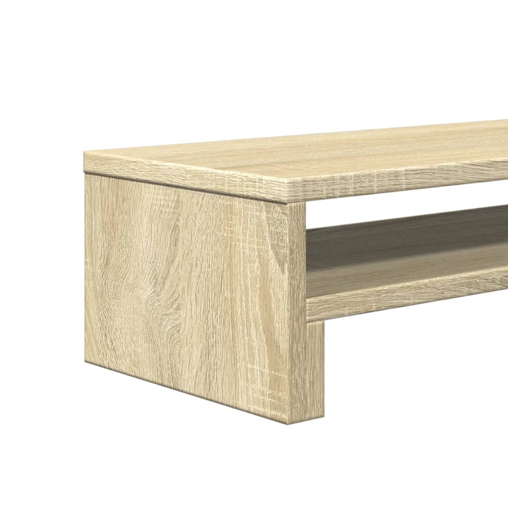 vidaXL Monitorständer Sonoma-Eiche 54x22x15 cm Holzwerkstoff