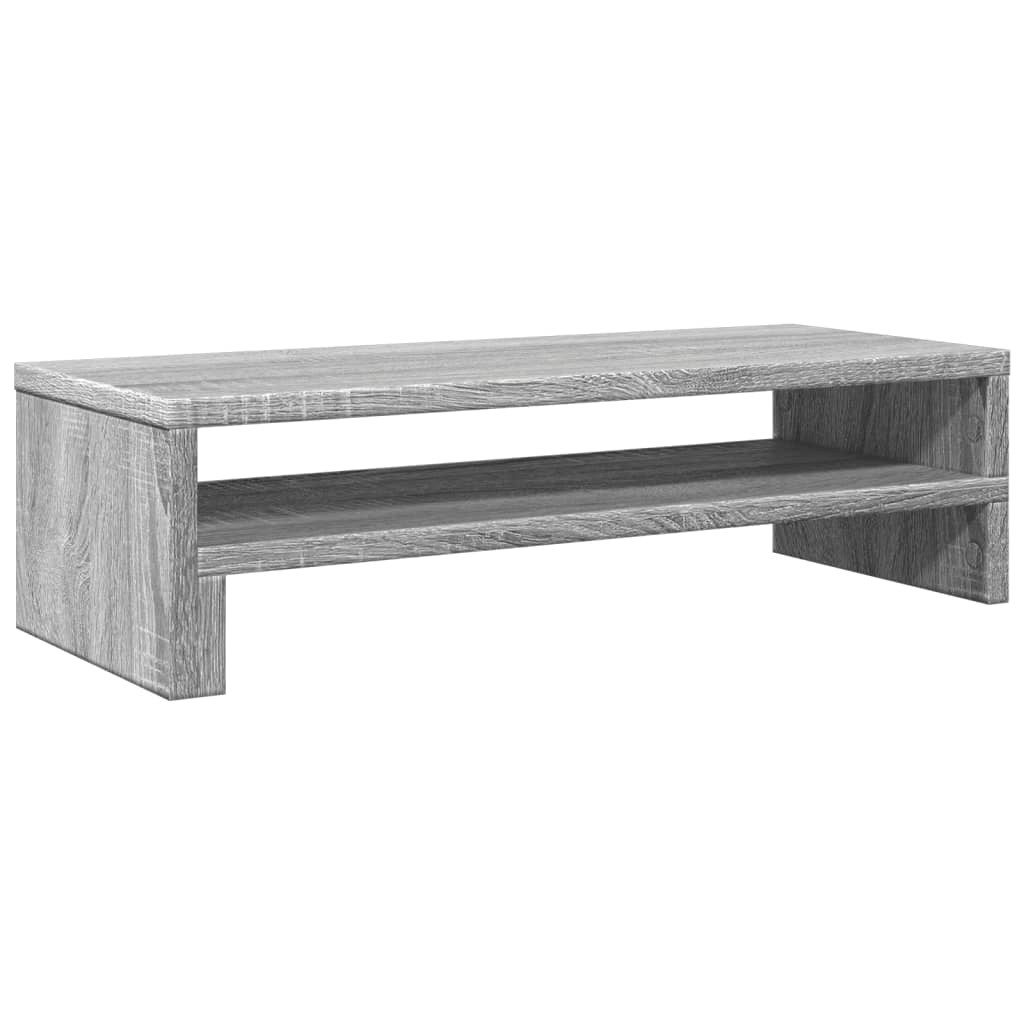 vidaXL Monitorständer Grau Sonoma 54x22x15 cm Holzwerkstoff