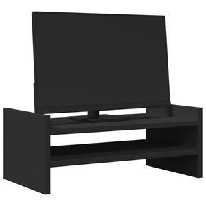 vidaXL Monitorständer Schwarz 50x27x20 cm Holzwerkstoff