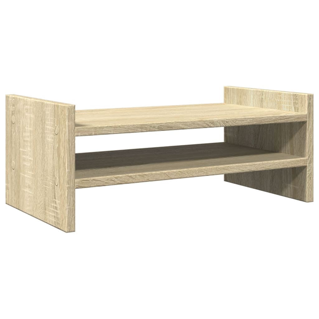 vidaXL Monitorständer Sonoma-Eiche 50x27x20 cm Holzwerkstoff