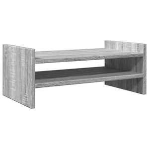 vidaXL Monitorständer Grau Sonoma 50x27x20 cm Holzwerkstoff