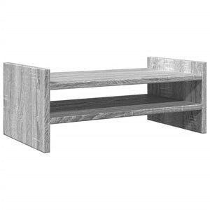 vidaXL Monitorständer Grau Sonoma 50x27x20 cm Holzwerkstoff