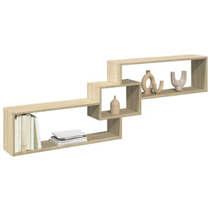 vidaXL Wandschrank 158x18x53 cm Sonoma Eiche Holzwerkstoff