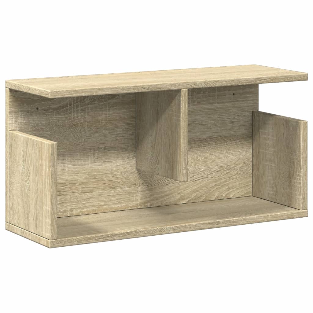 vidaXL Wandschrank 60x20x30 cm Sonoma-Eiche Holzwerkstoff