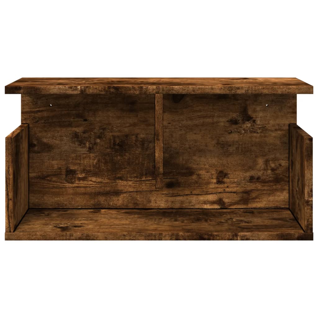 vidaXL Wandschrank 60x20x30 cm Räuchereiche Holzwerkstoff