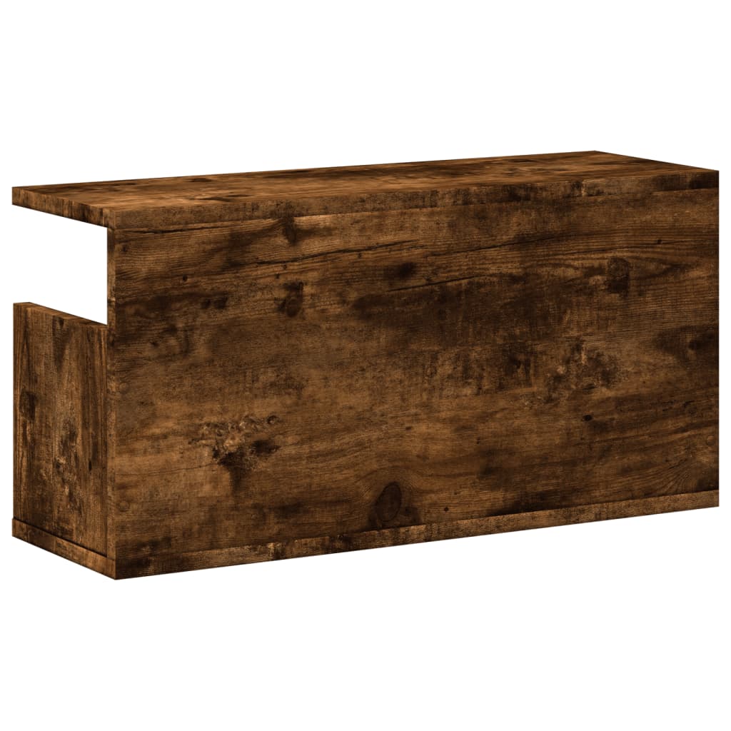 vidaXL Wandschrank 60x20x30 cm Räuchereiche Holzwerkstoff