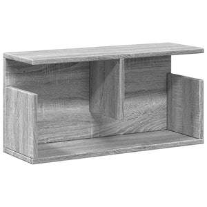 vidaXL Wandschrank 60x20x30 cm Grau Sonoma Holzwerkstoff