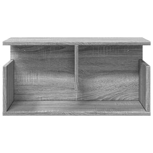 vidaXL Wandschrank 60x20x30 cm Grau Sonoma Holzwerkstoff