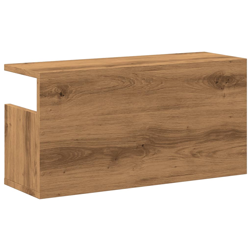 vidaXL Wandschrank 60x20x30 cm Artisan-Eiche Holzwerkstoff