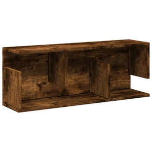 vidaXL Wandschrank 80x20x30 cm Räuchereiche Holzwerkstoff