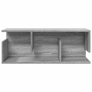 vidaXL Wandschrank 80x20x30 cm Grau Sonoma Holzwerkstoff