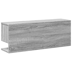 vidaXL Wandschrank 80x20x30 cm Grau Sonoma Holzwerkstoff