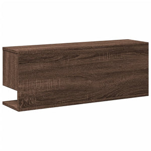 vidaXL Wandschrank 80x20x30 cm Eichen-Optik Holzwerkstoff