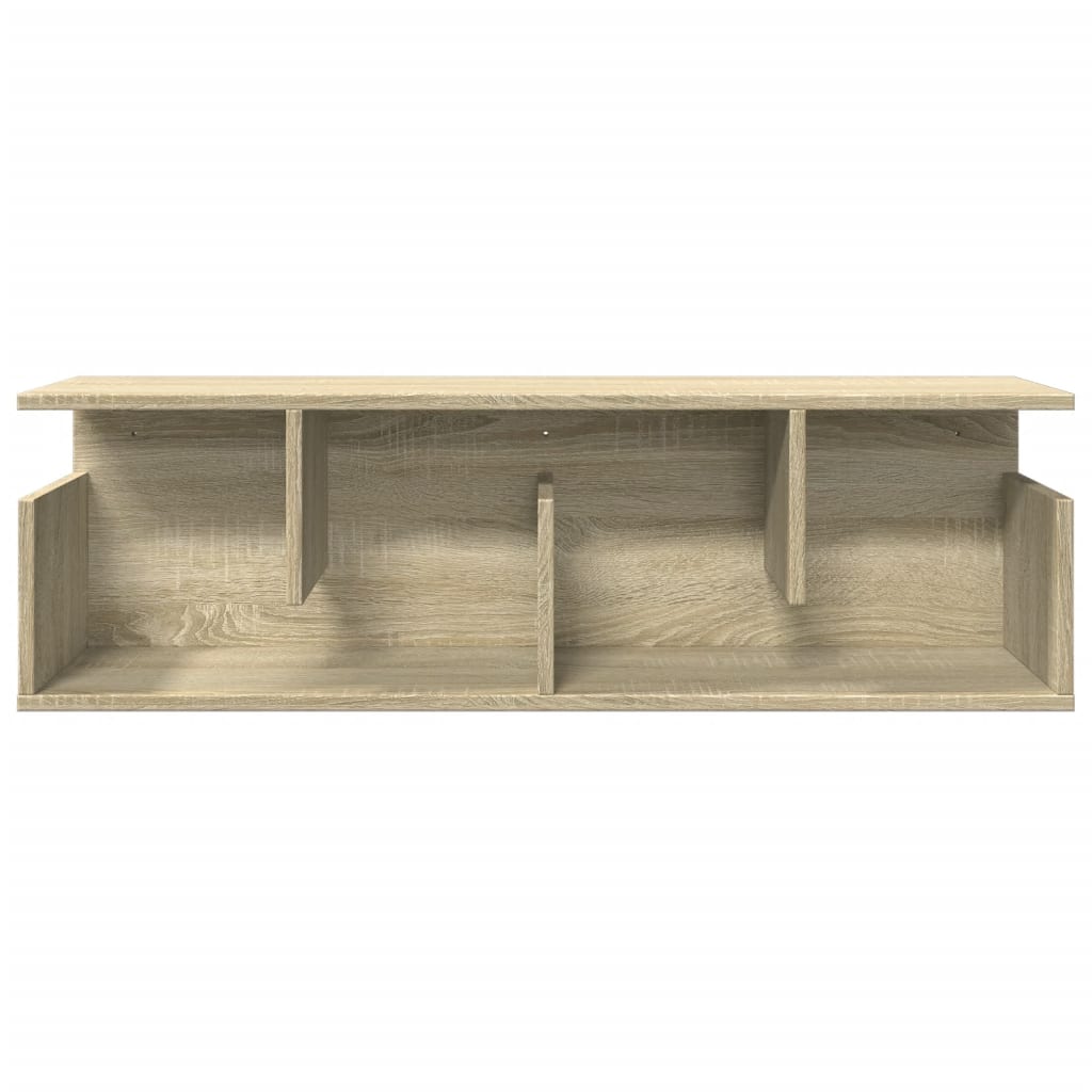 vidaXL Wandschrank 100x20x30 cm Sonoma-Eiche Holzwerkstoff