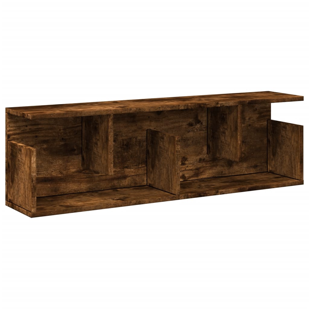 vidaXL Wandschrank 100x20x30 cm Räuchereiche Holzwerkstoff