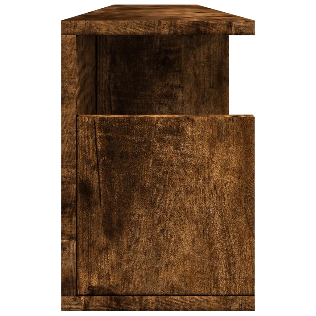 vidaXL Wandschrank 100x20x30 cm Räuchereiche Holzwerkstoff