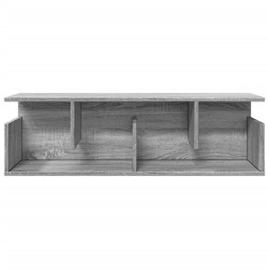 vidaXL Wandschrank 100x20x30 cm Grau Sonoma Holzwerkstoff