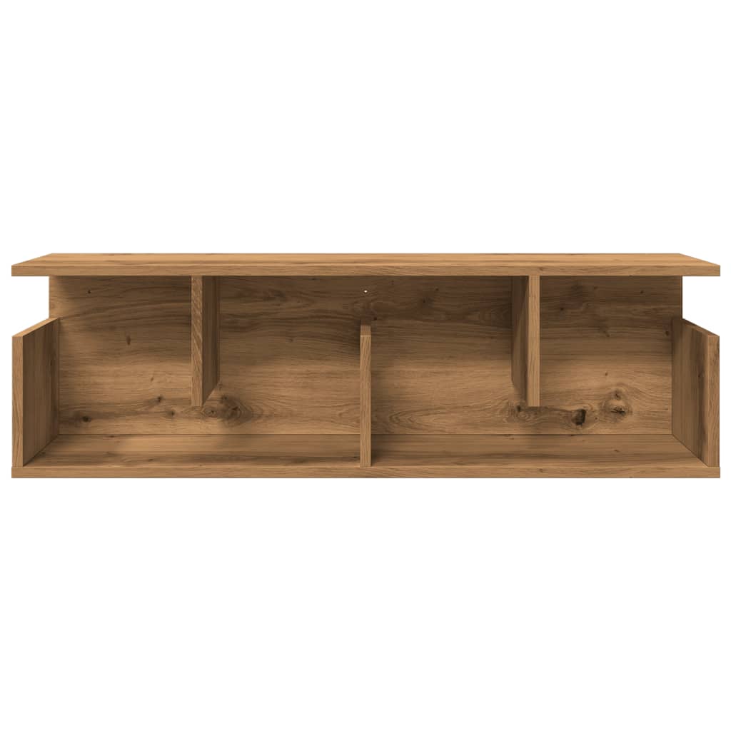 vidaXL Wandschrank 100x20x30 cm Artisan-Eiche Holzwerkstoff