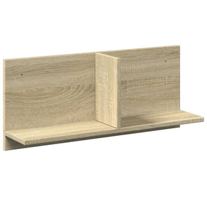 vidaXL Wandschrank 70x16,5x30 cm Sonoma Eiche Holzwerkstoff