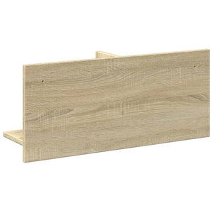 vidaXL Wandschrank 70x16,5x30 cm Sonoma Eiche Holzwerkstoff