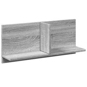 vidaXL Wandschrank 70x16,5x30 cm Grau Sonoma Holzwerkstoff