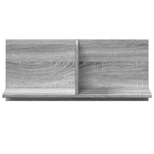 vidaXL Wandschrank 70x16,5x30 cm Grau Sonoma Holzwerkstoff