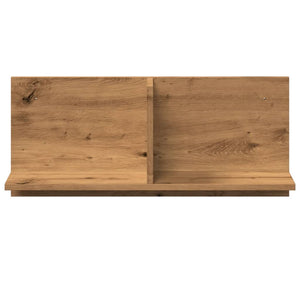 vidaXL Wandschrank 70x16,5x30 cm Artisan-Eiche Holzwerkstoff