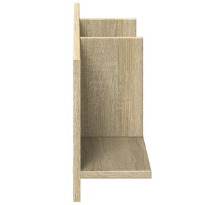 vidaXL Wandschrank 100x16,5x30 cm Sonoma Eiche Holzwerkstoff