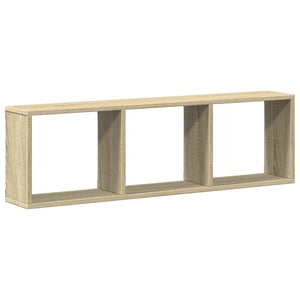 vidaXL Wandschrank 100x16x30 cm Sonoma Eiche Holzwerkstoff