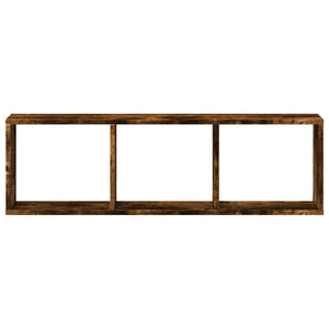 vidaXL Wandschrank 100x16x30 cm Räuchereiche Holzwerkstoff