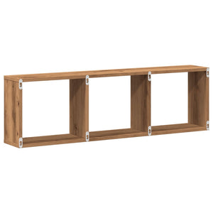 vidaXL Wandschrank 100x16x30 cm Artisan-Eiche Holzwerkstoff