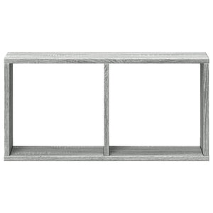 vidaXL Wandschrank 60x16x30 cm Grau Sonoma Holzwerkstoff