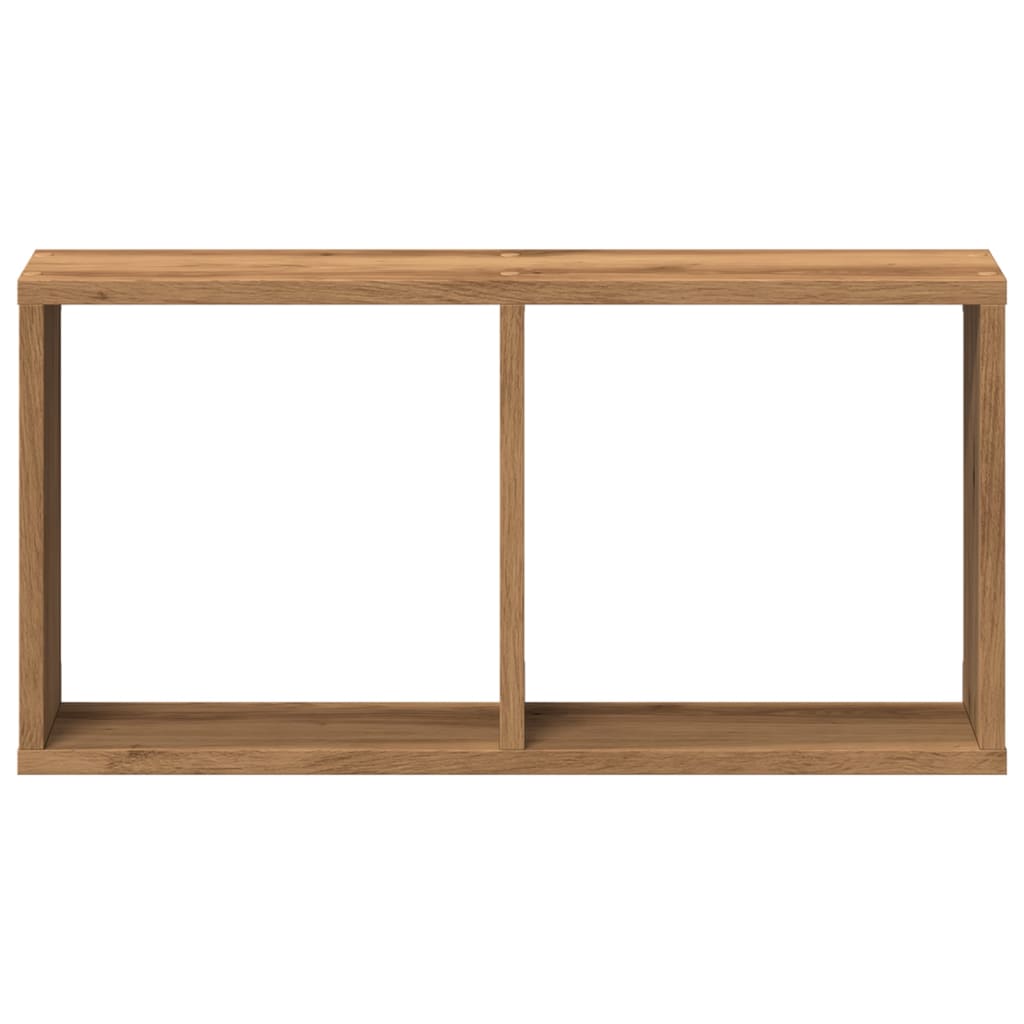 vidaXL Wandschrank 60x16x30 cm Artisan-Eiche Holzwerkstoff