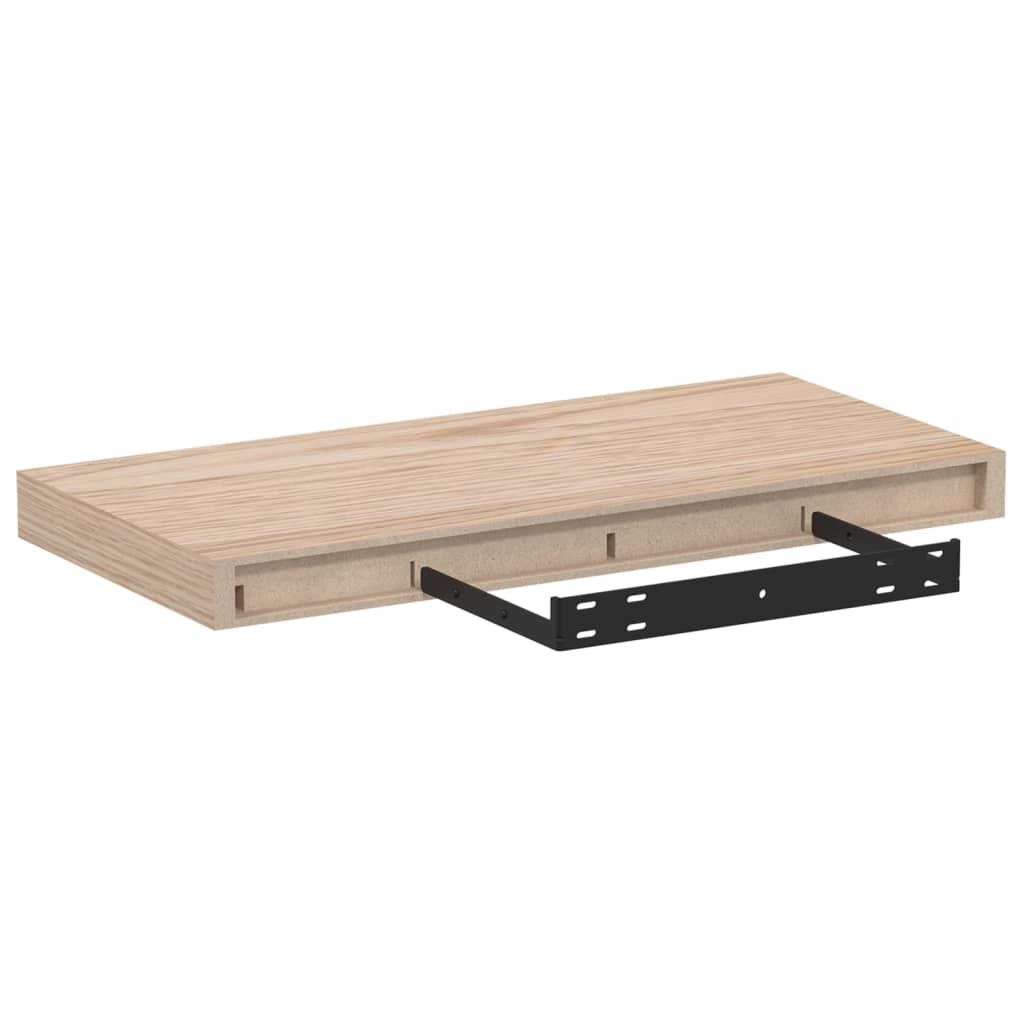 vidaXL Schweberegale 4 Stk. 50x23,5x4 cm Holzwerkstoff