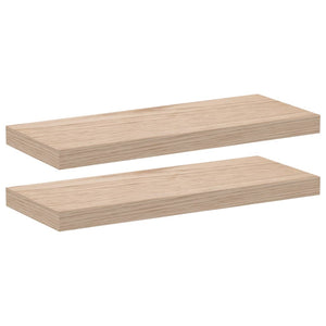 vidaXL Schweberegale 2 Stk. 60x23,5x4 cm Holzwerkstoff