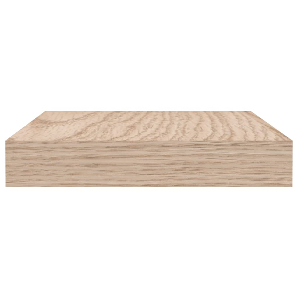 vidaXL Schweberegale 2 Stk. 60x23,5x4 cm Holzwerkstoff