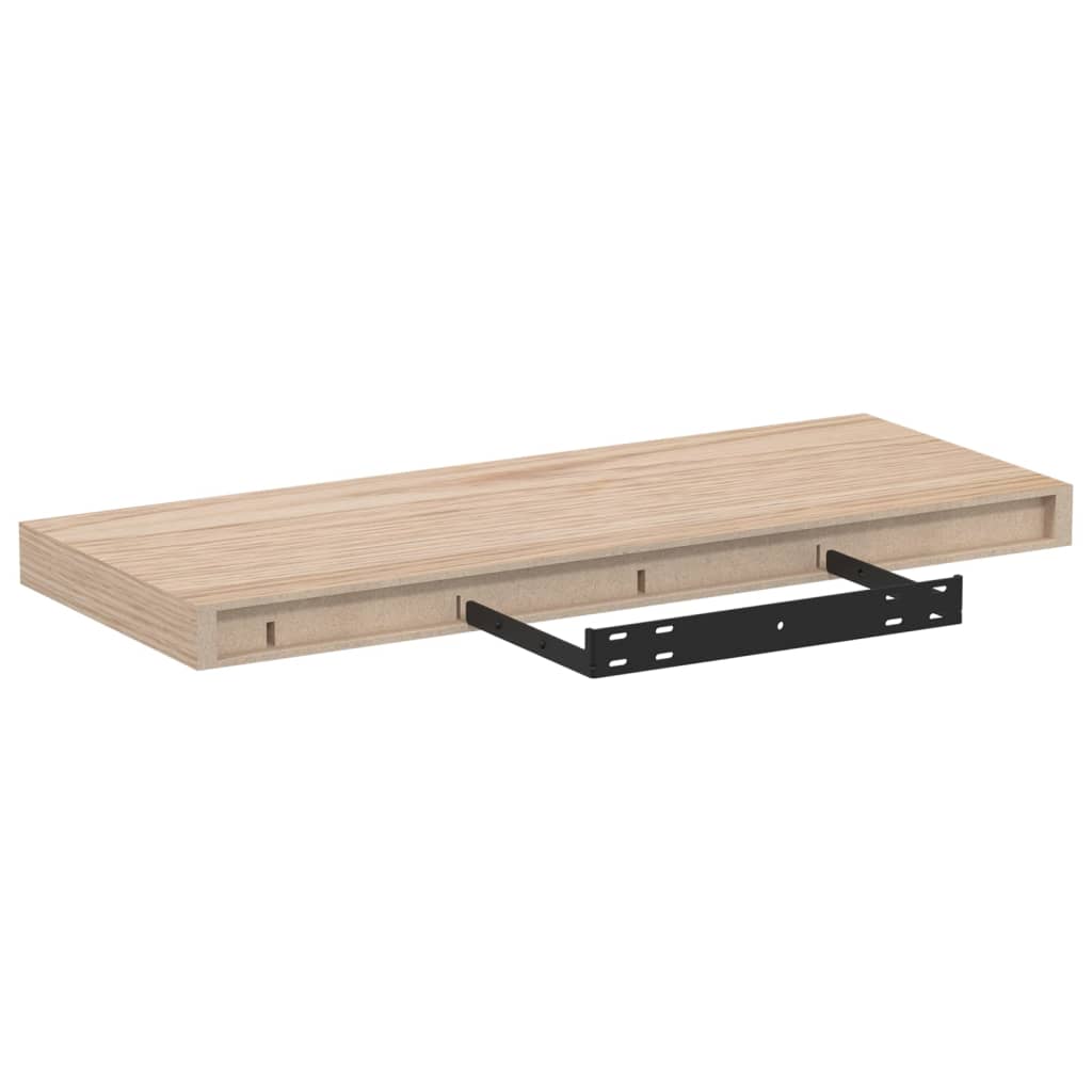 vidaXL Schweberegale 2 Stk. 60x23,5x4 cm Holzwerkstoff