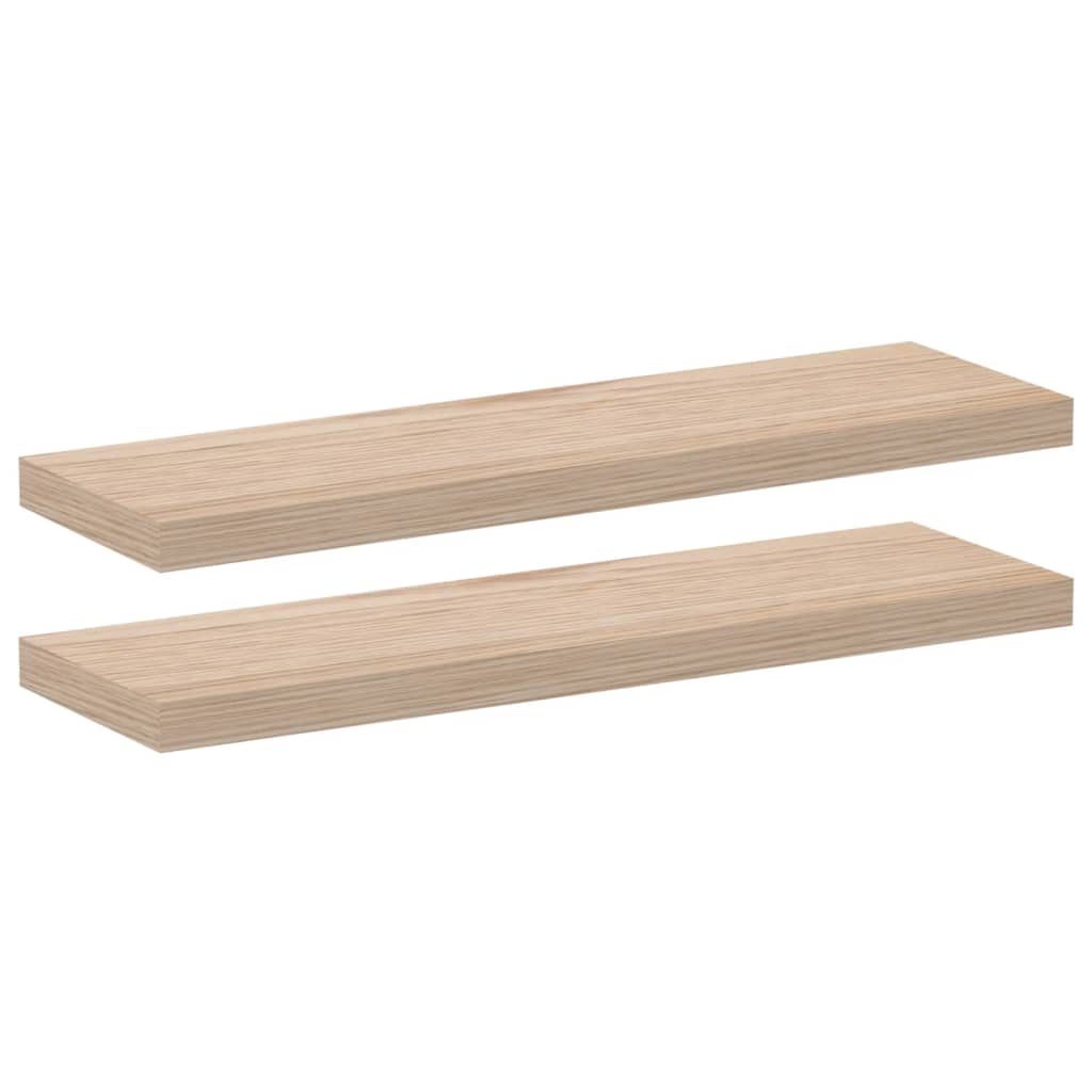 vidaXL Schweberegale 2 Stk. 80x23,5x4 cm Holzwerkstoff