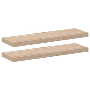 vidaXL Schweberegale 2 Stk. 80x23,5x4 cm Holzwerkstoff