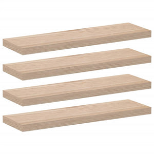 vidaXL Schweberegale 4 Stk. 80x23,5x4 cm Holzwerkstoff