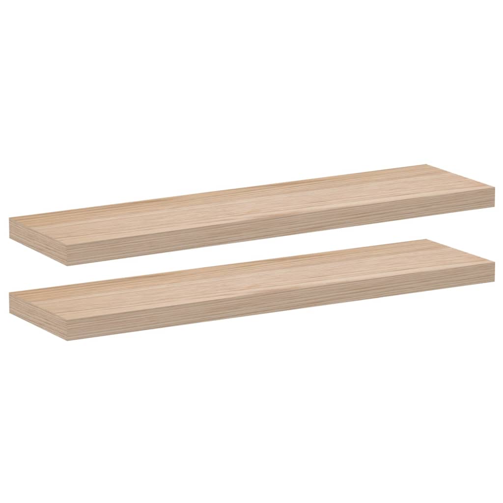 vidaXL Schweberegale 2 Stk. 90x23,5x4 cm Holzwerkstoff