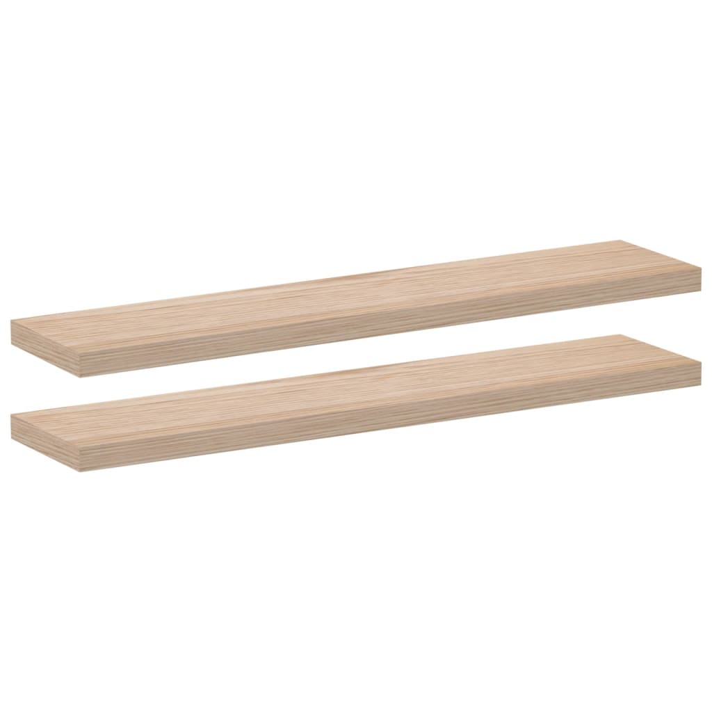 vidaXL Schweberegale 2 Stk. 110x23,5x4 cm Holzwerkstoff