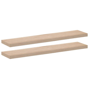 vidaXL Schweberegale 2 Stk. 110x23,5x4 cm Holzwerkstoff