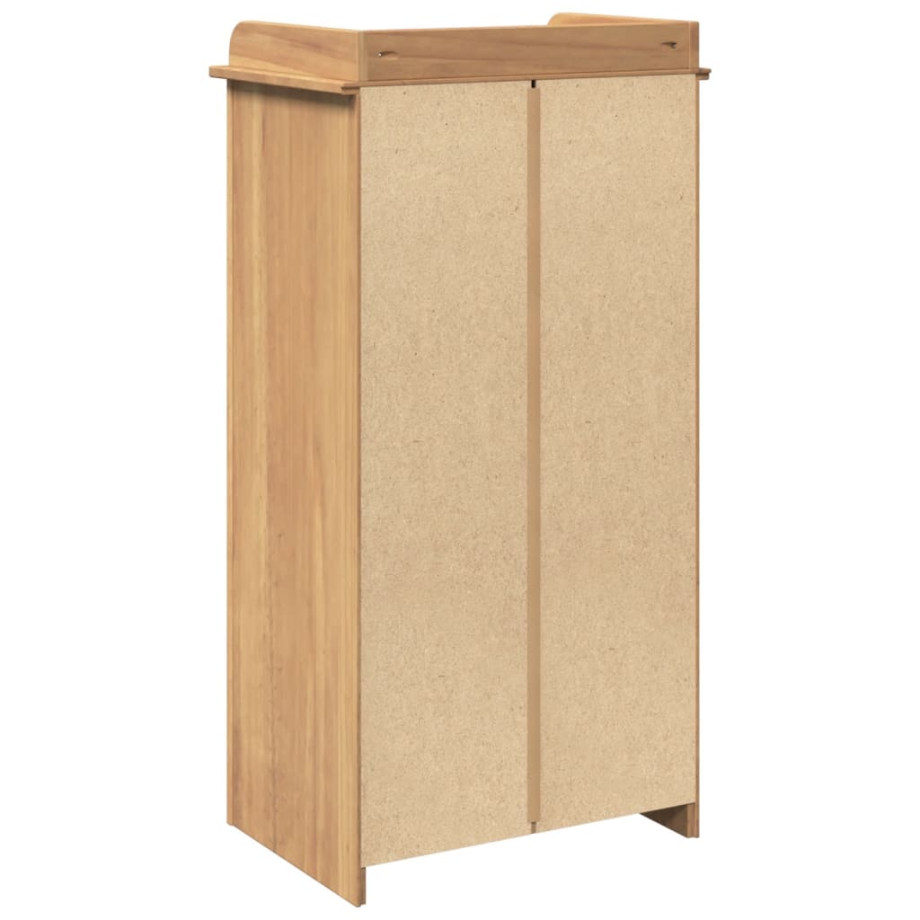 vidaXL Weinschrank Panama 57x40x111,5 cm Massivholz Kiefer