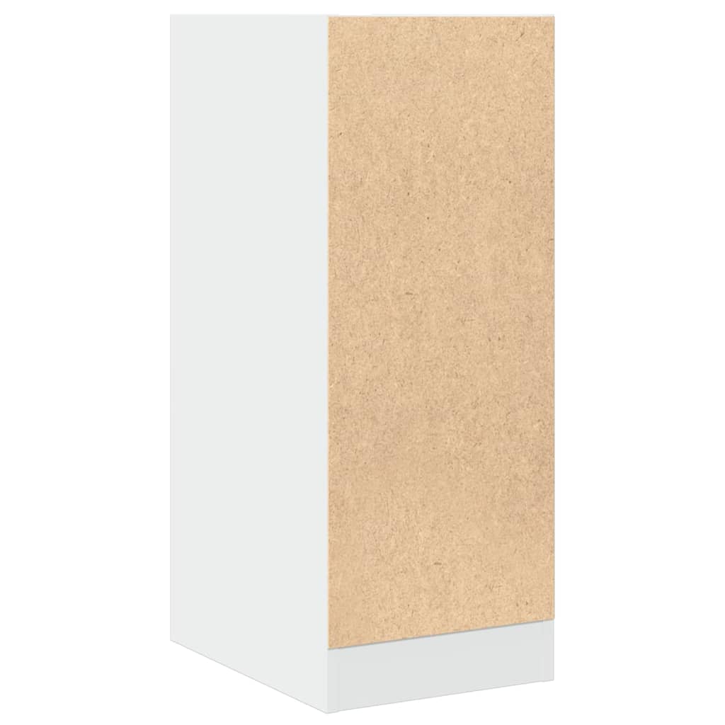 vidaXL Apothekerschrank Weiß 30x41x77,5 cm Holzwerkstoff