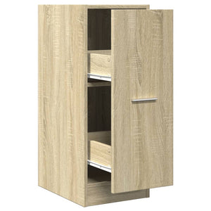 vidaXL Apothekerschrank Sonoma-Eiche 30x41x77,5 cm Holzwerkstoff