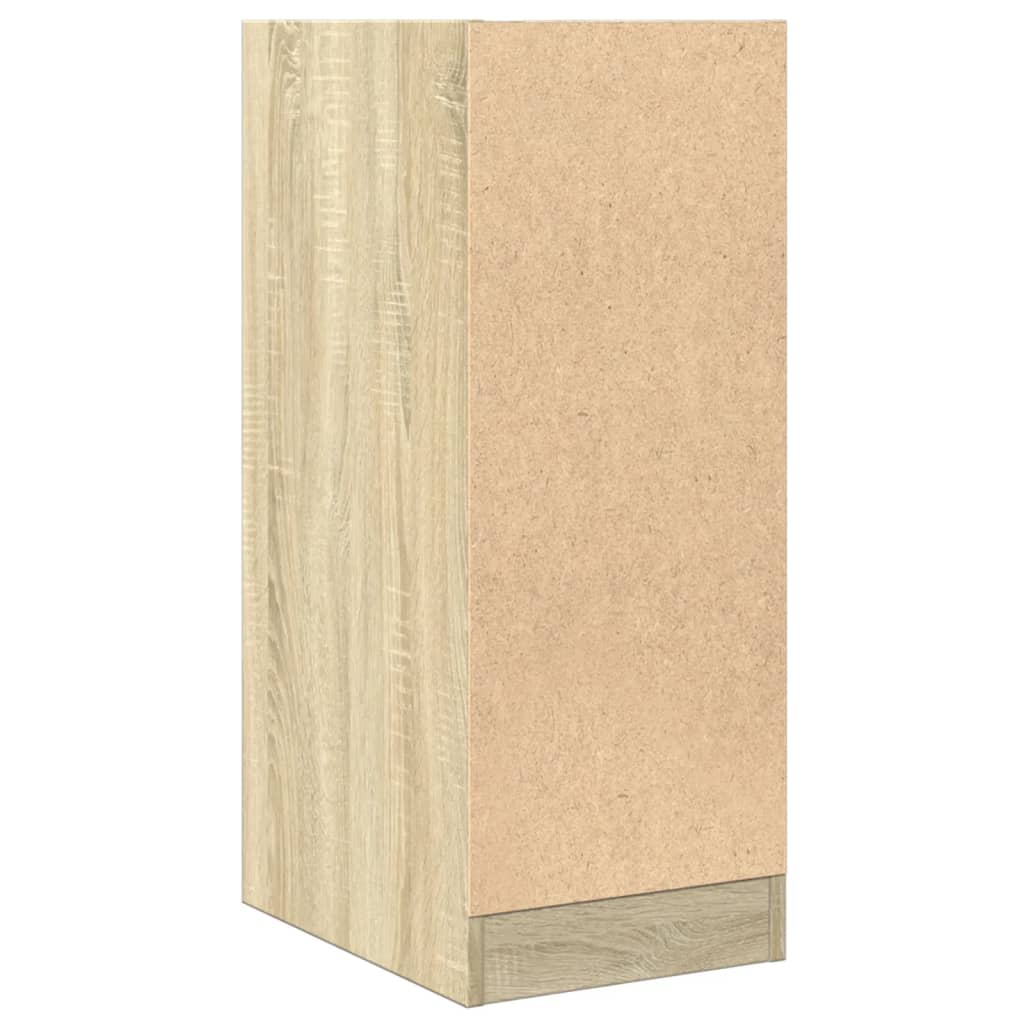 vidaXL Apothekerschrank Sonoma-Eiche 30x41x77,5 cm Holzwerkstoff