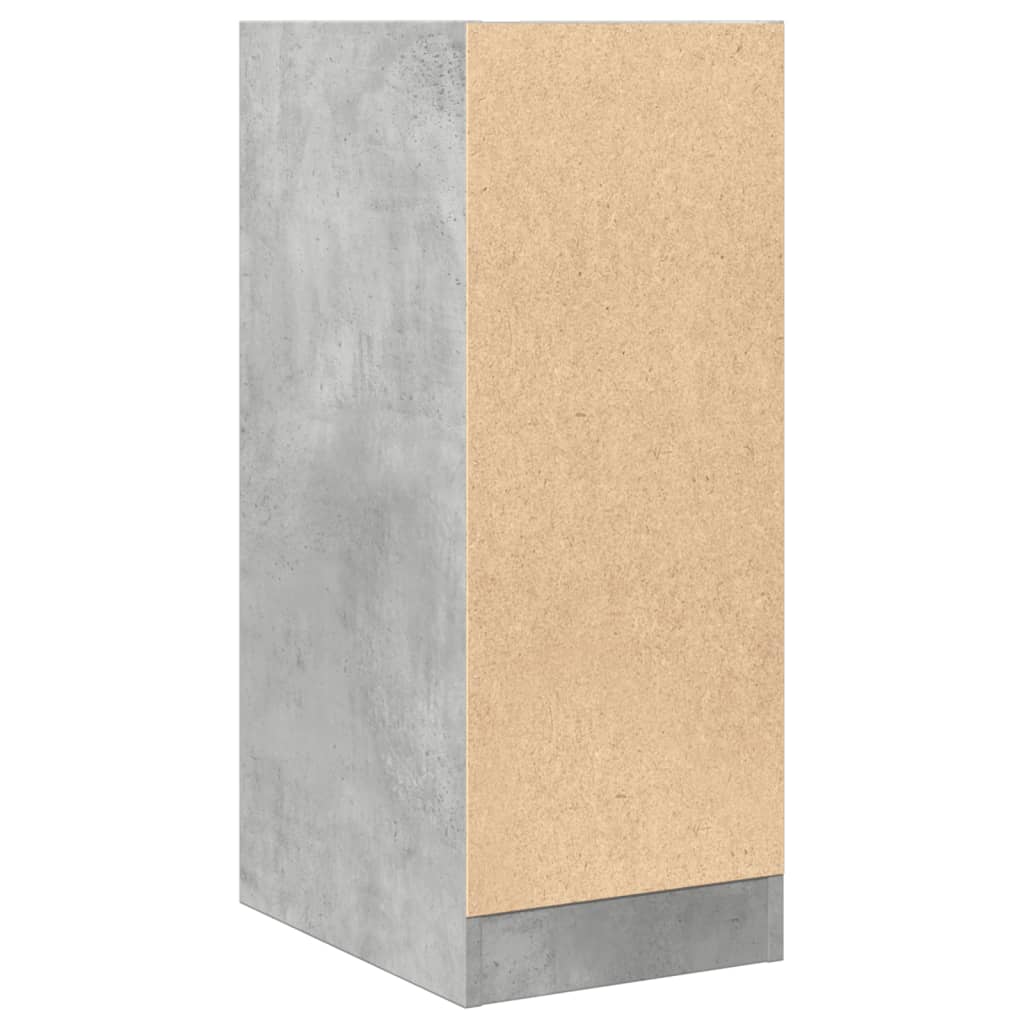 vidaXL Apothekerschrank Betongrau 30x41x77,5 cm Holzwerkstoff