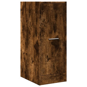 vidaXL Apothekerschrank Räuchereiche 30x41x77,5 cm Holzwerkstoff