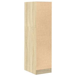 vidaXL Apothekerschrank Sonoma-Eiche 30x41x118 cm Holzwerkstoff